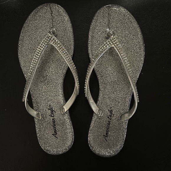 American Eagle Embellished Sandals Sz 7 - Picture 2 of 3